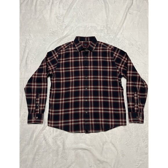 UNTUCKit Other - UNTUCKit Men's L "Rondel" Long Sleeve Button-Up Shirt Red White Blue